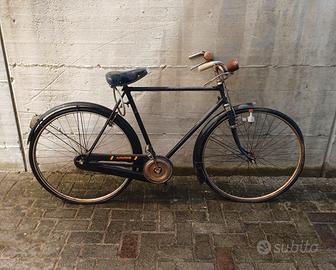 Bicicletta freni a bacchetta d'epoca vintage 