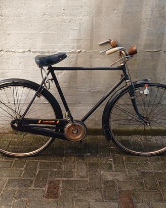 Bicicletta freni a bacchetta d'epoca vintage 