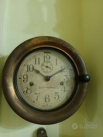 Antico orologio da marina Seth Thomas vintage