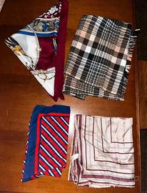 Set 3 foulard e 1 sciarpa (vintage )