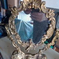 specchio in ottone anni 60 