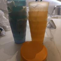 set 10 bicchieri Tupperware 