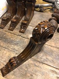 Supporti bastoni tende, antichi