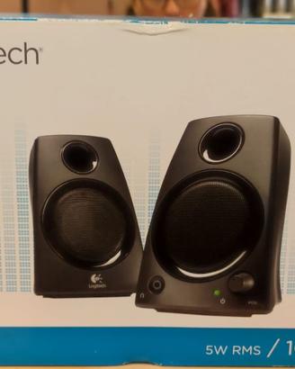 Logitech 5W rms/10W Peak z130 Stereo Speakers wire