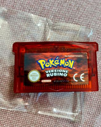 Pokemon Rubino Gameboy Advance Originale