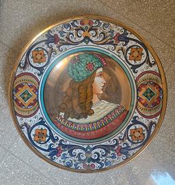 Piatto da parata in ceramica di Deruta