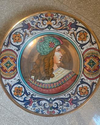 Piatto da parata in ceramica di Deruta