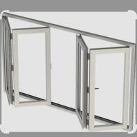 Vetrata mobile pieghevole per balconi