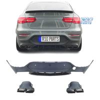 DIFUSORE MERCEDES GLC C253 COUPE 16-19 LOOK GLC63 