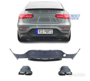 DIFUSORE MERCEDES GLC C253 COUPE 16-19 LOOK GLC63 