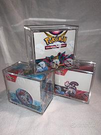 Teca Booster Box in Acrilico Magnetico trasparente