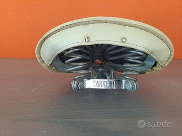 sella Carnielli per graziella  bianca mod pelle