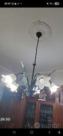 Lampadario vintage a sospensione  e decorativo 