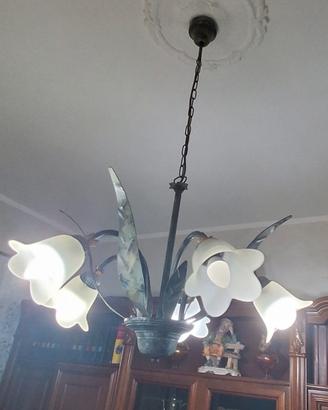 Lampadario vintage a sospensione  e decorativo 