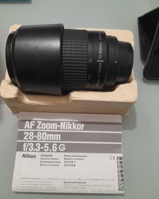obbiettivo nikon zoom