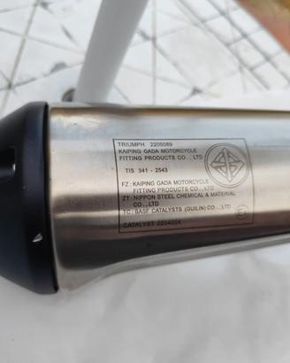 Silenziatore Termin. Triumph Sped Twin 1200 2025 