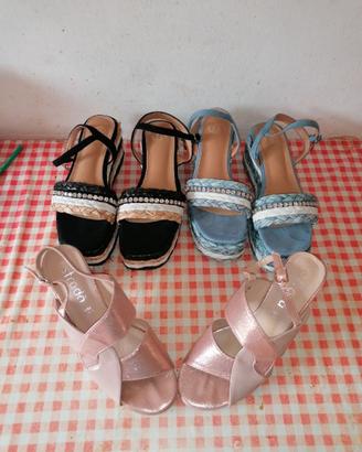 Sandali estivi donna vera pelle