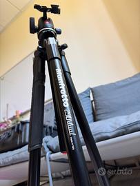Manfrotto cavalletto 290 dual treppiede + testa