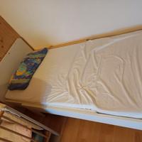 lettino allungabile Ikea Släkt con materasso