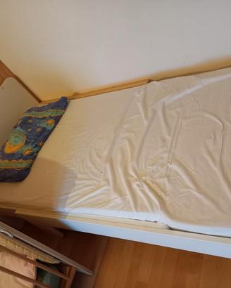 lettino allungabile Ikea Släkt con materasso