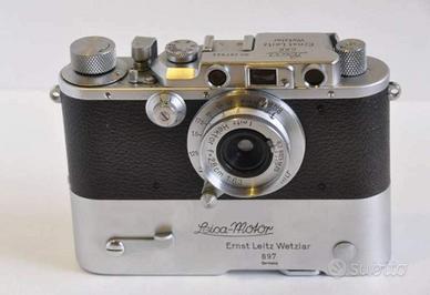 Leica IIIa con Hektor 28mm 6.3 e Leica-motor