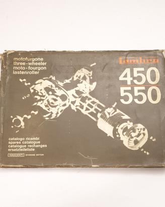Catalogo ricambi vintage Innocenti Lambro 450 550