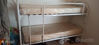 letto a castello 2 posti 180x80 cm