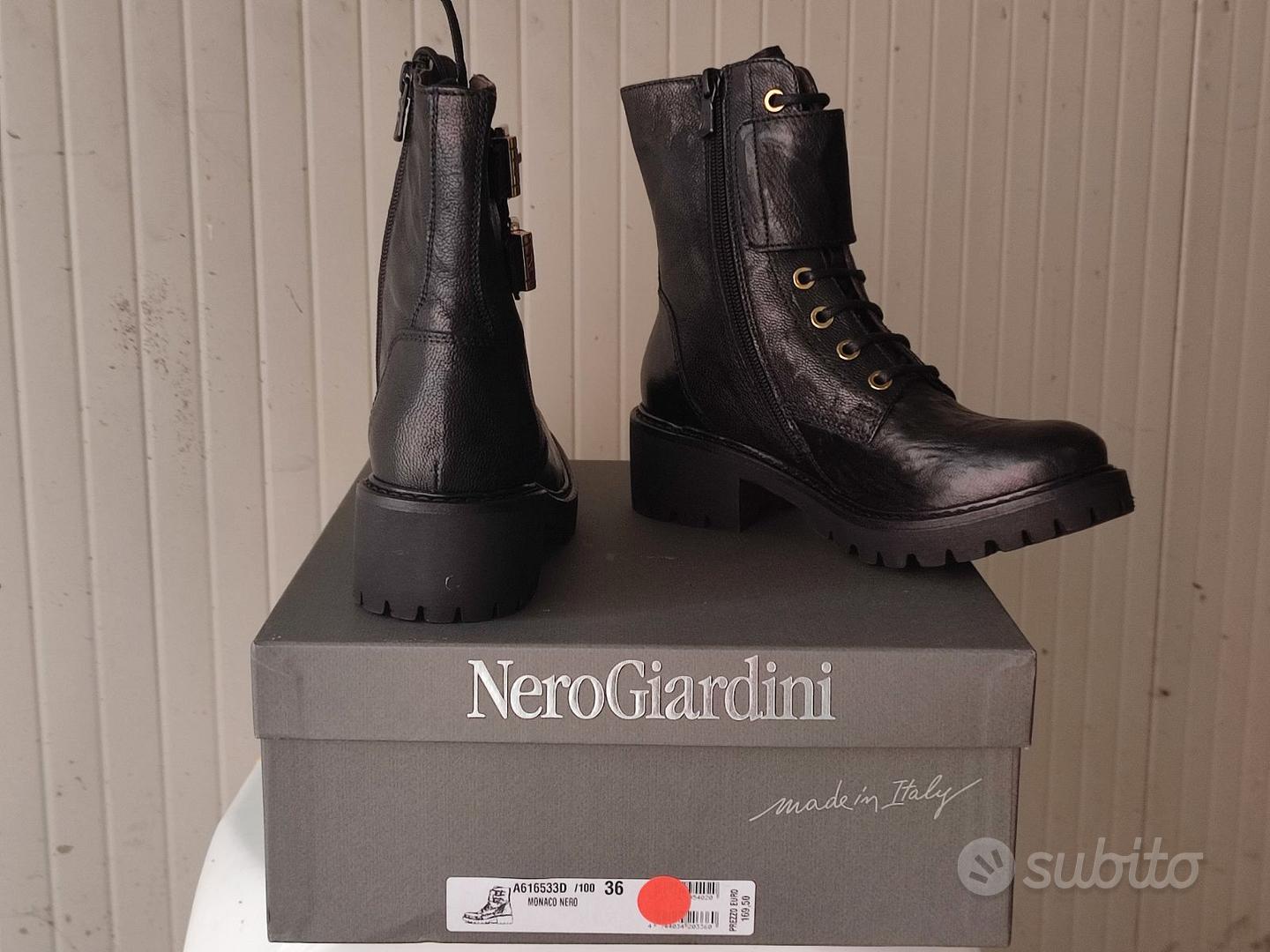 SCARPE DA DONNA ANFIBI NERO GIARDINI, N.36 - Abbigliamento e Accessori In  vendita a Campobasso