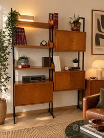 Libreria modulare vintage stile svedese anni 60