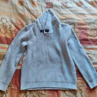 Maglione uomo beige con collo alto – caldo e versa