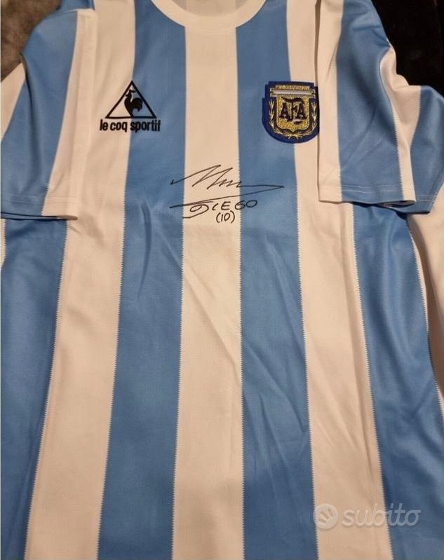 Maglia autografata Diego Armando Maradona Collezionismo In vendita a Savona