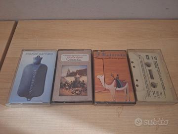 4 Musicassette originali Franco Battiato