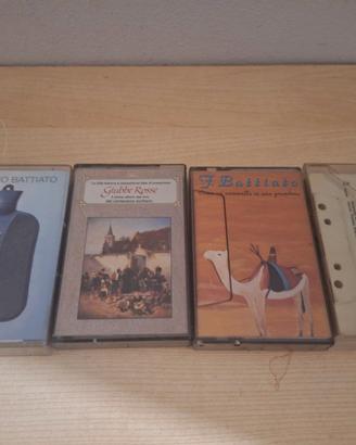 4 Musicassette originali Franco Battiato