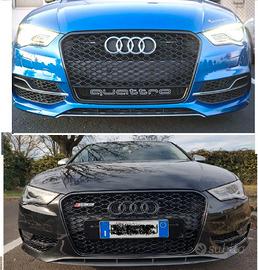 GRIGLIE ANTERIORI AUDI A3 S3 RS3 2009-2025