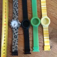 Hip Hop orologio con tre cinturini di ricambio