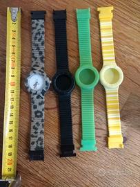 Hip Hop orologio con tre cinturini di ricambio