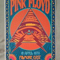 PINK FLOYD POSTER LOCANDINA TOUR LIVE 1970