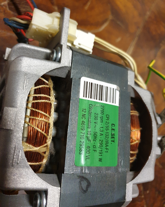 Motore elettrico per asciugatrice