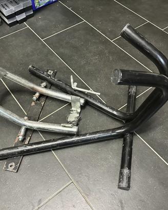 fermaruota moto per furgone/carrello