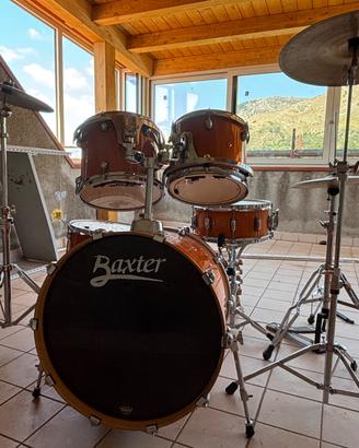 Batteria acustica Raxter completa 5 pezzi