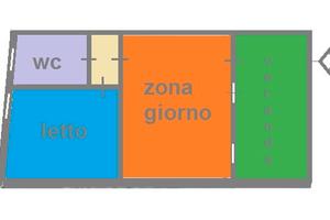 1° piano con veranda privata e box auto