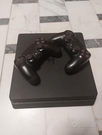 ps4 slim + due controller ps4