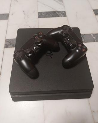 ps4 slim + due controller ps4