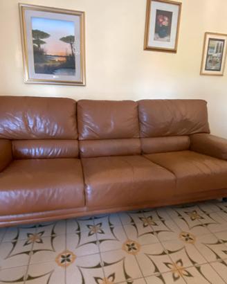 2 divani in pelle grandi