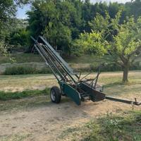 Carica balle di fieno nastro elevatore per balline