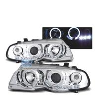 FARI BMW E46 99-03 OCCHI ANGEL COUPE CABRIO CROMAT