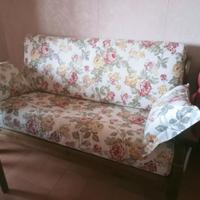 divano 2 piazze in legno