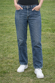 Jeans blu scuro WPM Denim taglia 34.