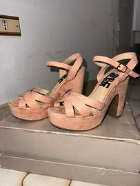 Scarpe col tacco Rosa Antico