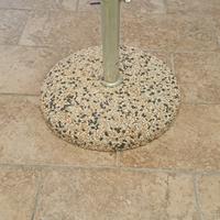 piantana ombrellone in cemento 